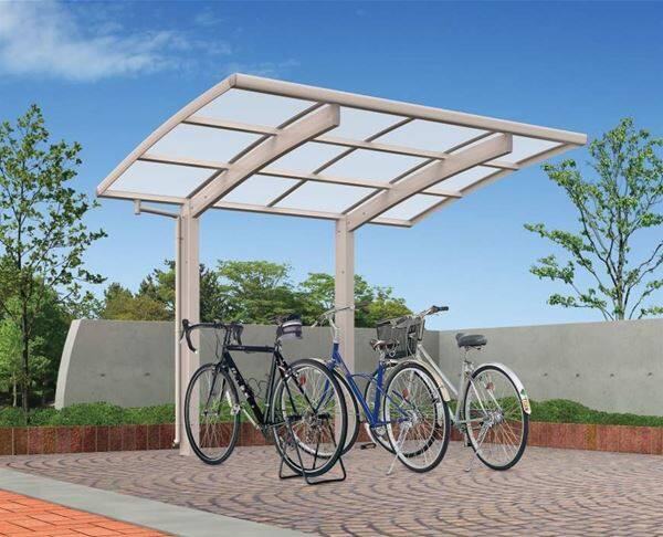 キロスタイル サイクルポート ポリカ屋根 29-21 自転車置き場 (屋根の色選べます） CCY