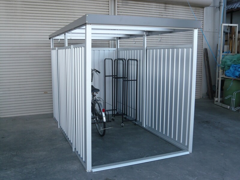DM-10L 物置 組立式 小型 自転車置き場 屋外 万能物置 物置き 収納庫