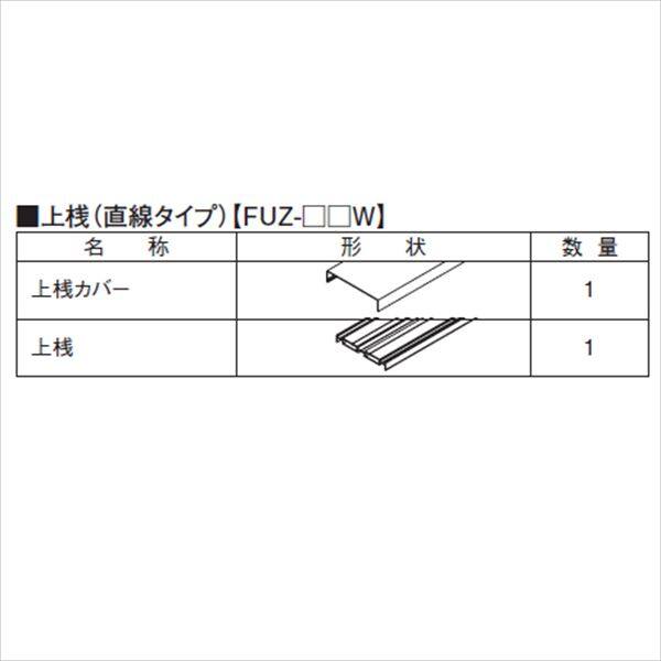 三協アルミ 形材フェンス フィオーレ用部材 W20 木調色 上桟（上