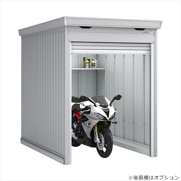 イナバ物置 バイク保管庫 オプション FM-1830HD専用 雨とい　標準基礎 『バイクガレージ』 - 3