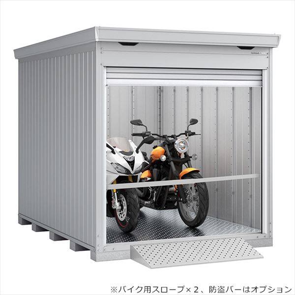 イナバ物置 バイク保管庫 オプション FM-2230SD専用 シャッターケース 『バイクガレージ』 - 3