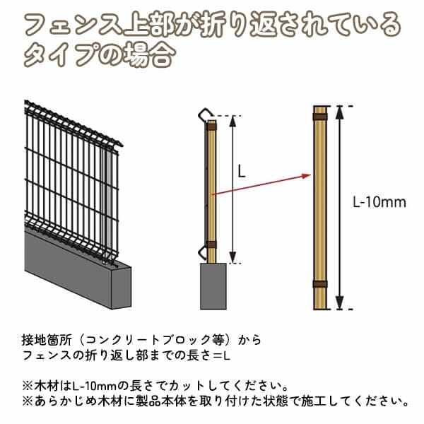 SAKU×SAKU EXTERIOR さくさくエクステリア メッシュフェンス用 目隠しパーツ 100個入り アルミ メッシュ