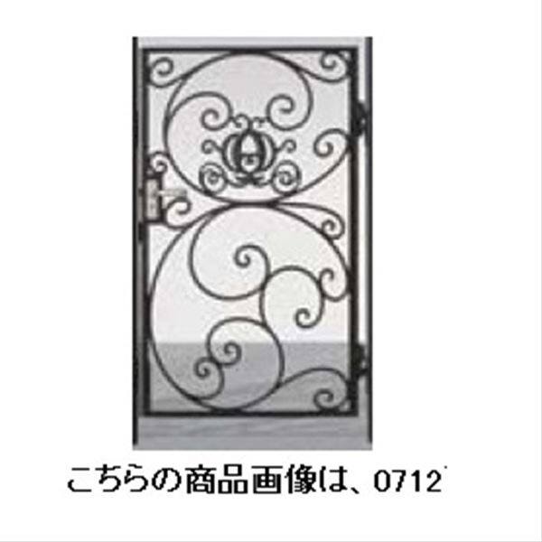 リクシル 新日軽 ディズニー門扉 角門柱式 プリンセスA型（かぼちゃの馬車） 0710 片開き