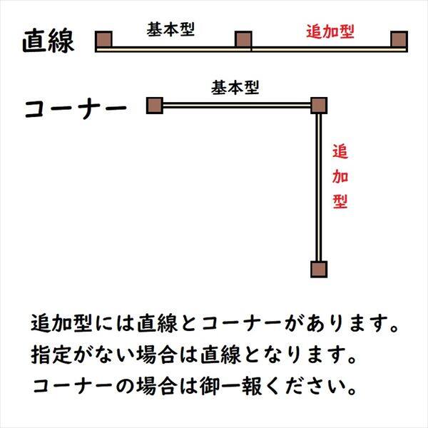 タカショー エバー 25型セット（京庵格子） 60角柱（片面） 追加型（片