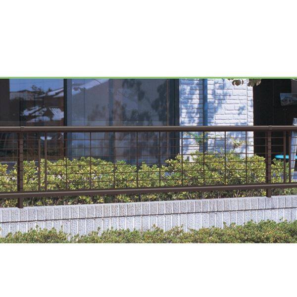 フェンス 外構 diy 三協アルミ ニュータウンリード2型 フェンス本体 フリー支柱タイプ 2010 『アルミフェンス 柵 高さ H1000ｍｍ用』 - 1