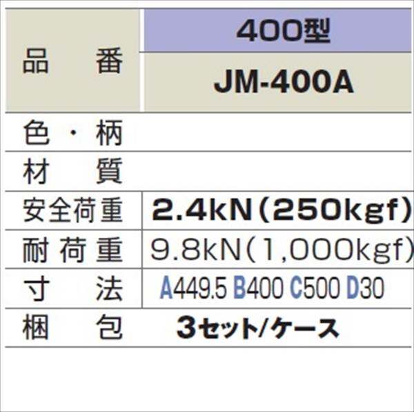城東テクノ 枠付マンホールカバー 角枠セットAタイプ 400型 JM-400A