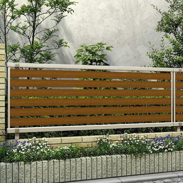 激安直営店 エクステリア ガーデン Felijuスペースガード D76型 固定式 1500 W×800 H 黄 スチール LNW83 横タイプ 