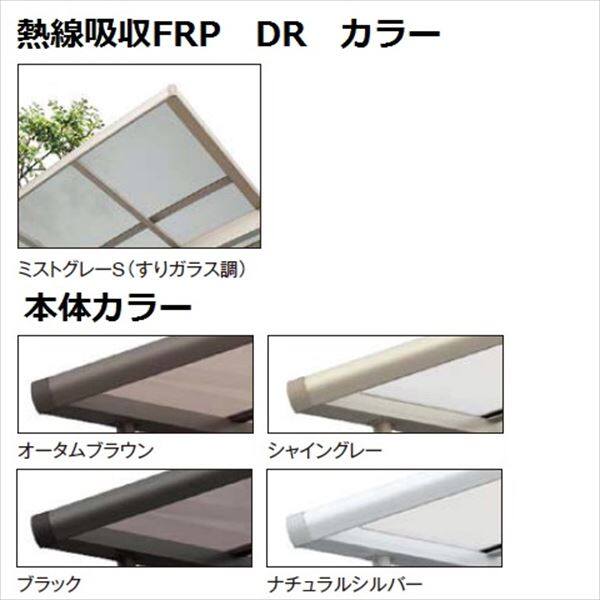 サイクルポート リクシル フーゴF ミニ 基本 18-36型 ロング柱（H25