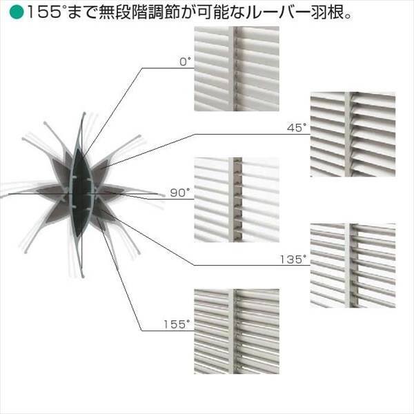 YKKAP 多機能ポリカルーバー 引違い窓用本体 たて隙間隠し付き 幅