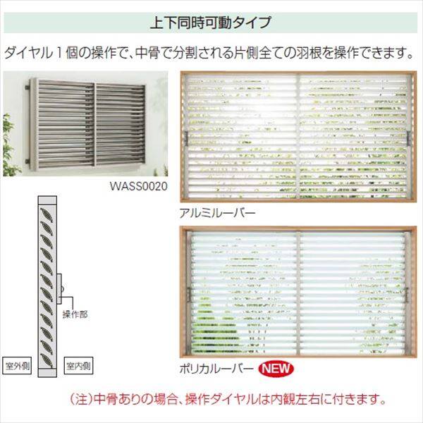 YKKAP 多機能ポリカ+アルミルーバー 引違い窓用本体 標準 幅1420mm×