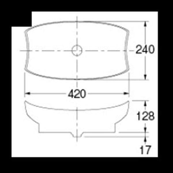 カクダイ 信楽焼陶器 水栓柱・パン 舟型手水鉢 624-935 『水栓柱・立水栓 水受け（パン）』 砂鉄 通販