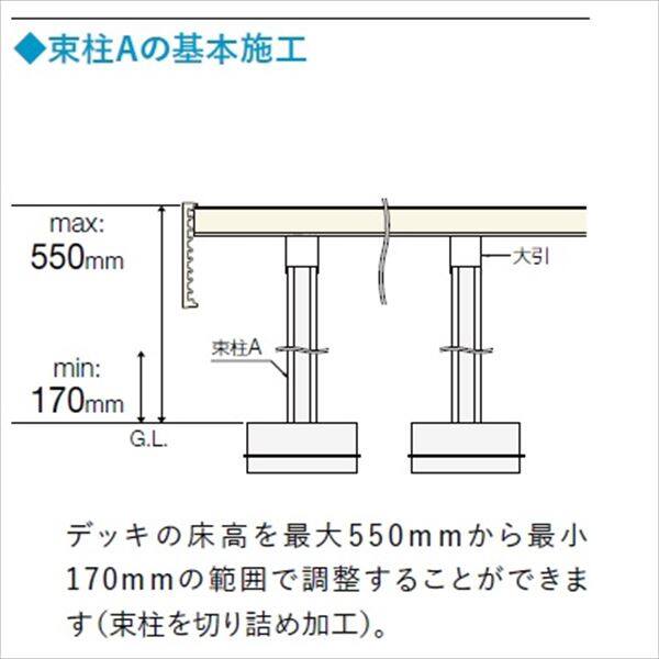 リクシル 樹ら楽ステージ 木彫 1.5間×7尺 束柱A仕様 標準