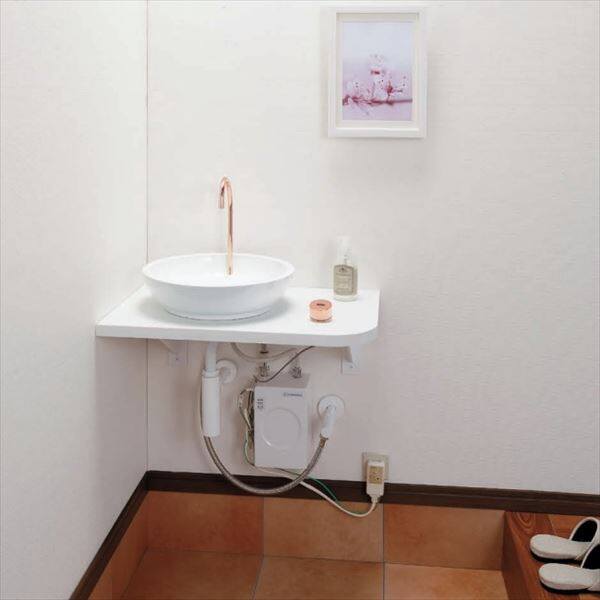 カクダイ 239-006-W センサー水栓つき手洗器 ホワイト 通販