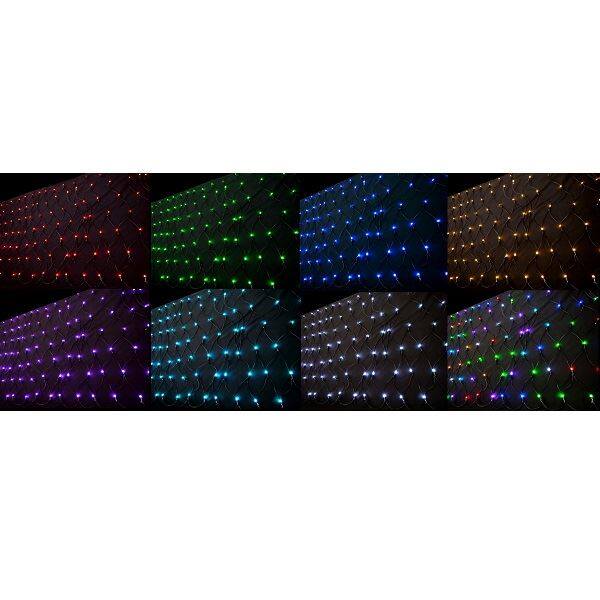 コロナ産業 RGB182球メットライト(ブラックコード) SL182RGB LED色:RGB 『イルミネーションライト』