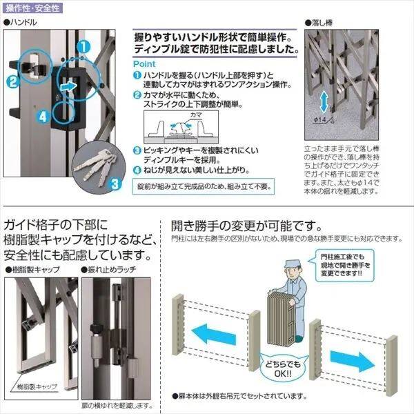 三協アルミ エアリーナ2 片開きセット ノンキャスター 標準柱 24S