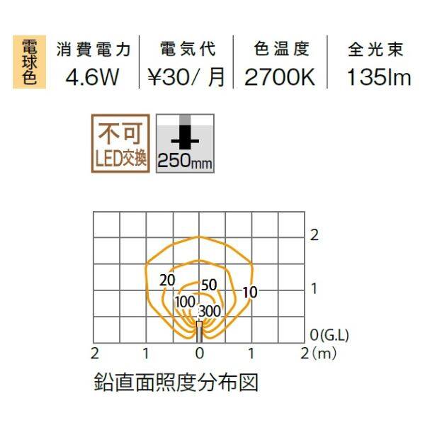 タカショー エバーアートポールライト 100V 19型 HFD-D93G #71139000