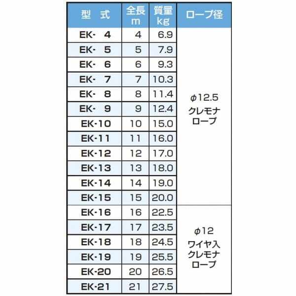 ピカコーポレイション 避難用ロープはしご EK-11