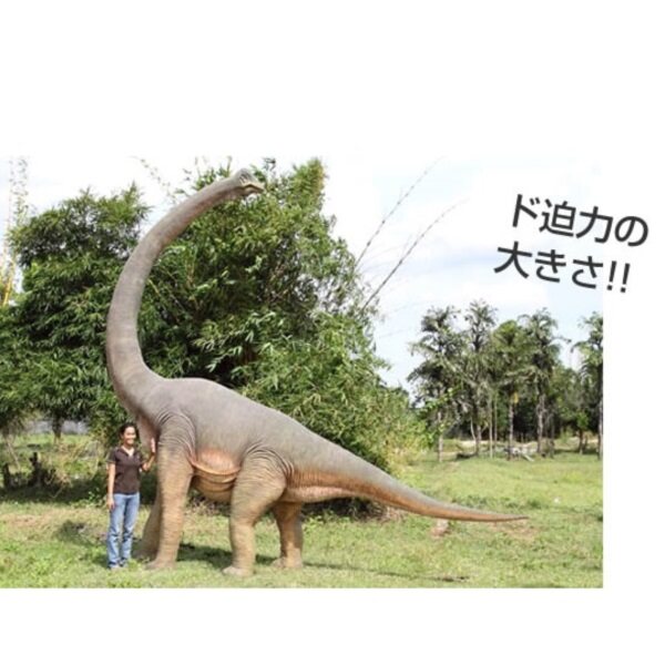 FRP 振り向くブラキオサウルス / Brachiosaurus with Twisted Neck fr100061 『恐竜オブジェ 博物館オブジェ  店舗・イベント向け』