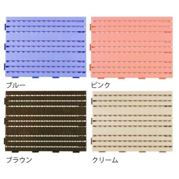 ミヅシマ工業 カラースノコジョイントRE 本体 450 × 600 × 25mm 1ケース（10ピース入） - 1