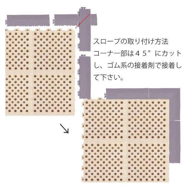 ミヅシマ工業 ソフトチェッカー 本体 250 × 250 × 15mm 1ケース（32ピース入）
