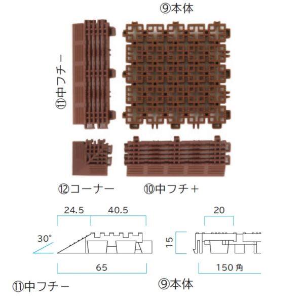 ミヅシマ工業 チェックチェッカー 本体 150 × 150 × 15mm 1ケース（200