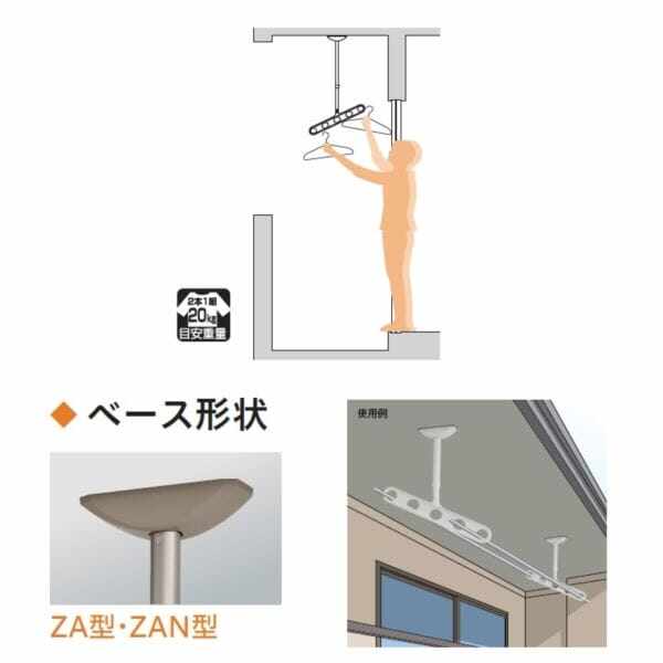 川口技研 ホスクリーン 軒天用ホスクリーン ZAN-0450型 ＊1セット（2本