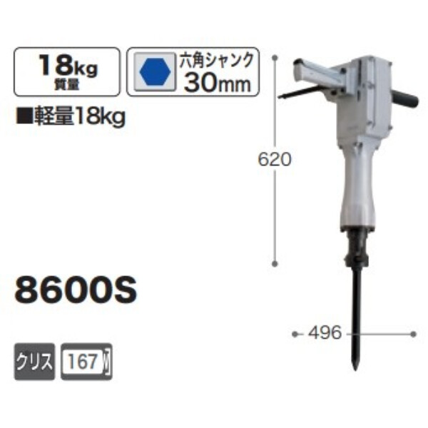 マキタ 電動ハンマ 8600S