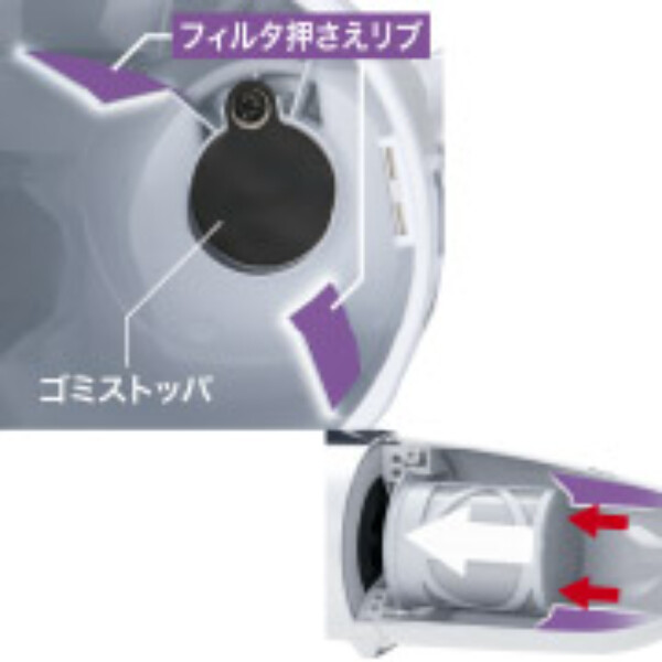 マキタ 充電式クリーナ カプセル式 CL281FDRFW 白 バッテリ・充電器付き