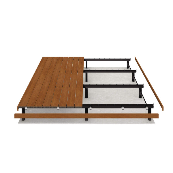 三協アルミ ヴィラウッド 人工木幕板仕様 標準束柱 2.0間×12尺 プレミアムタイプ