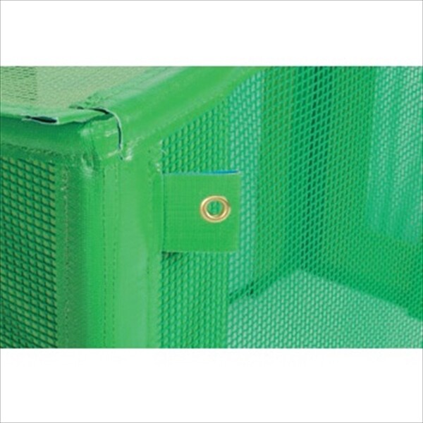 テラモト　自立ゴミ枠II　折りたたみ式　緑　DS-261-112-1　580L - 4