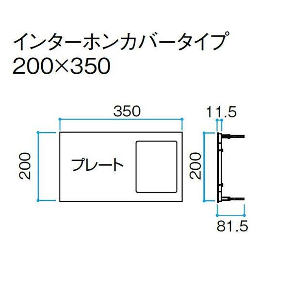 タカショー De-signシリーズ De-sign メタル インターホンカバータイプ1 100V DSK-P01 ステンレス鏡面 『