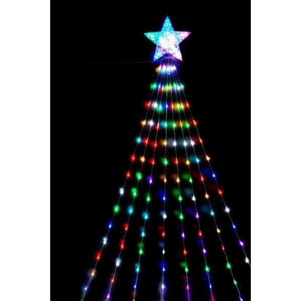 友愛玩具 スペシャルマルチライト LEDナイアガラライト5m(スペシャルマルチ) WG-0365 『クリスマス 屋外 LED