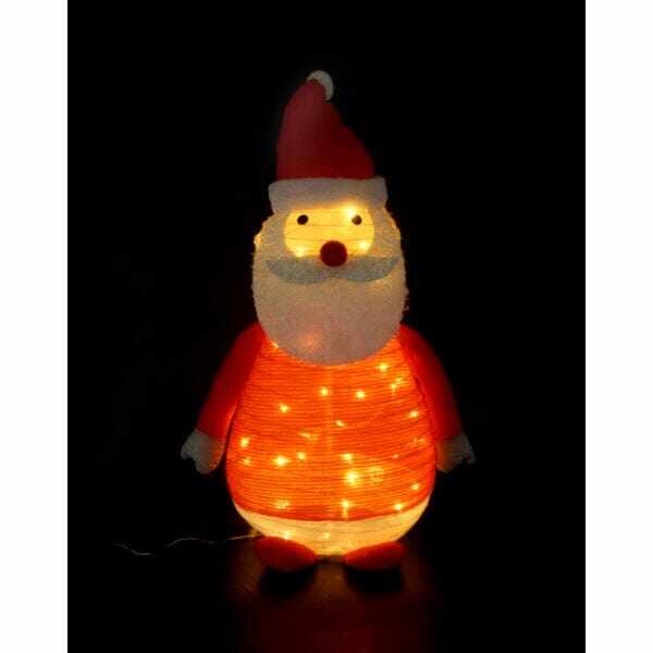 友愛玩具 折り畳みデコレーションライト フォールディングデコレーション（サンタ） WG-2751SA 『クリスマス 屋外 LED イルミネーション  ライト』