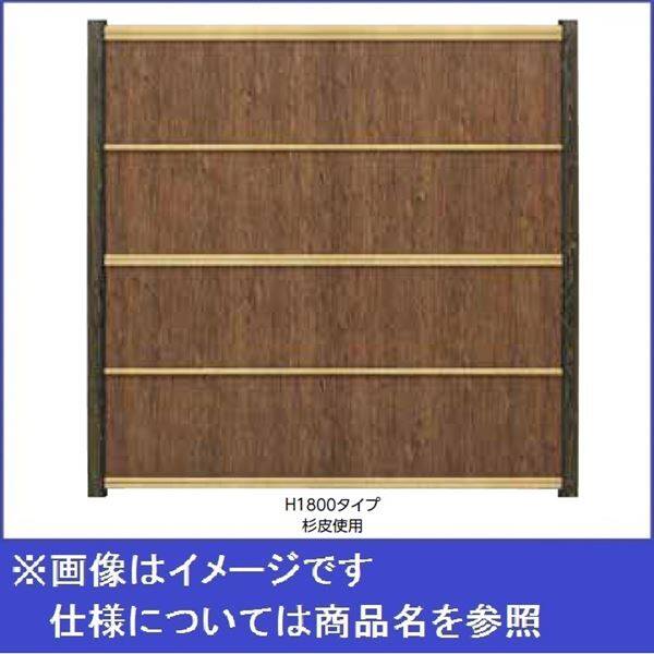 タカショー アートボードフェンス７型６０角柱Ｈ１８００ 両面 追加型