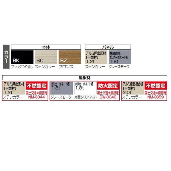 四国化成 サイクルポート V-R オープンタイプ Y合掌タイプ 連棟用基本